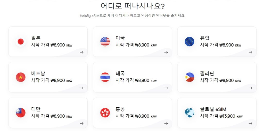 유심, 이심, 포켓와이파이, 로밍 추천