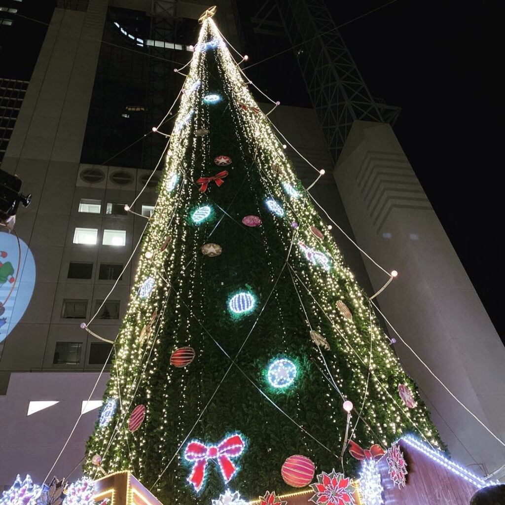 오사카 크리스마스마켓 트리