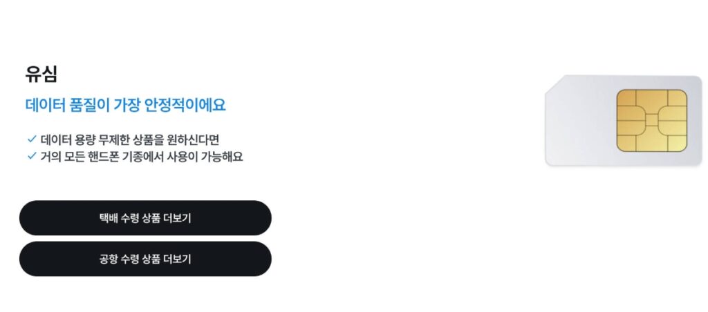 유심, 이심, 포켓와이파이, 로밍 추천